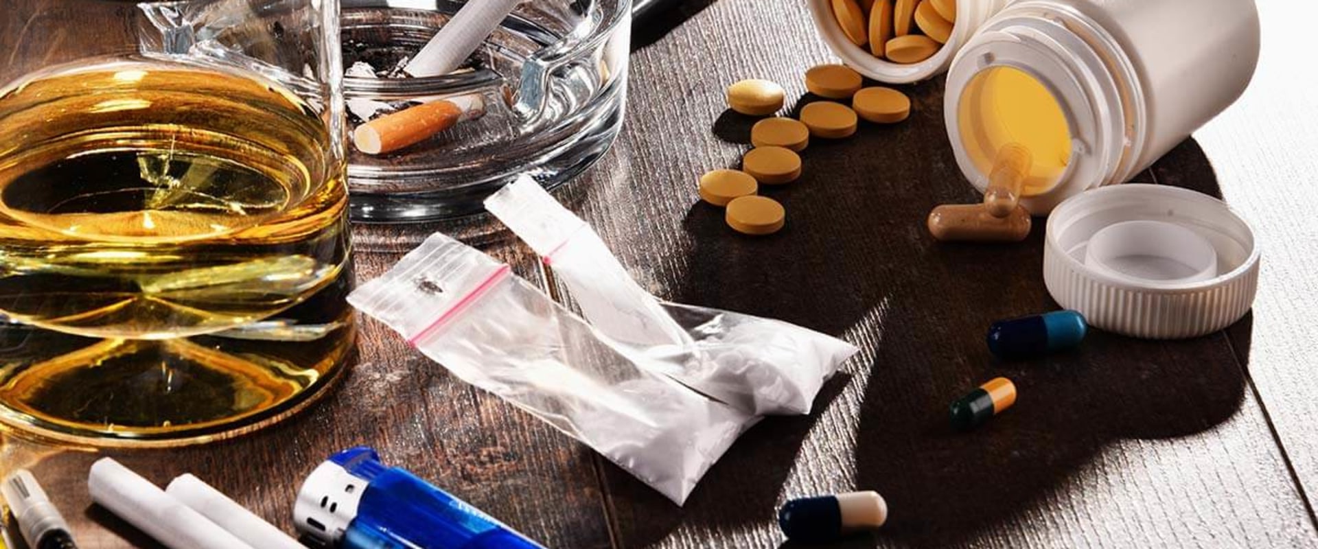 What are the three types of addiction?